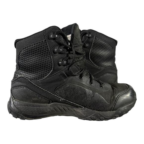 Under Armour Stellar Tactical Boots Men’s 8.5 Black 3021037-001 Lightweight - Picture 7 of 8